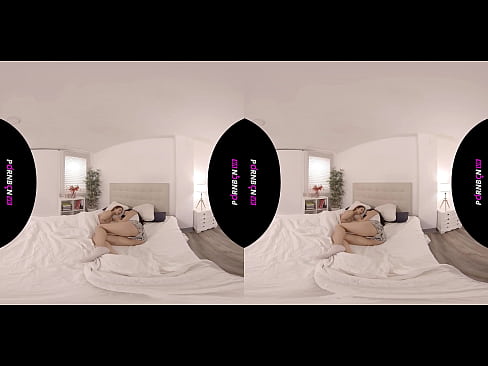 ❤️ PORNBCN VR Dua lesbian muda bangun miang dalam realiti maya 4K 180 3D Geneva Bellucci Katrina Moreno ☑ seks super pada kami ❌️❤